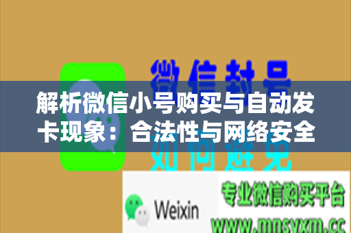 解析微信小号购买与自动发卡现象：合法性与网络安全的权衡与思考